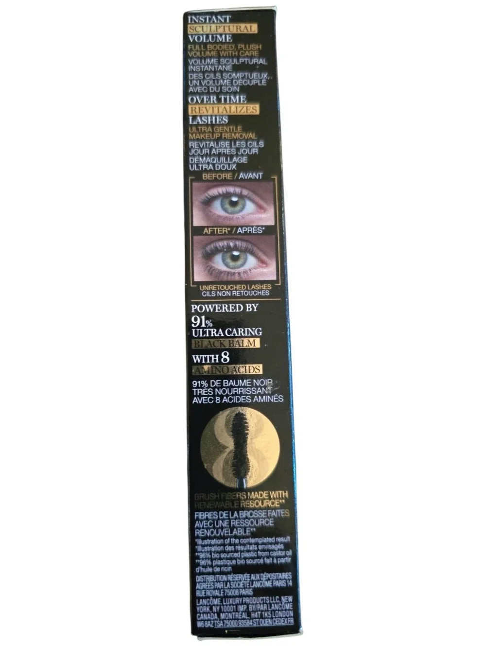 Lancome Le 8 Hypnose Noir Sculptural Serum Infused Mascara Full Sized New In Box